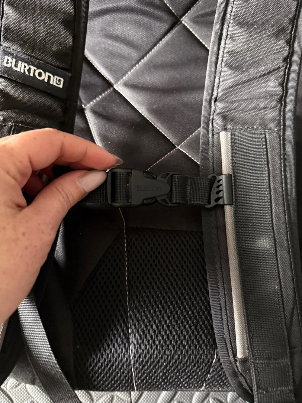 Burton Black Men's Backpack with Pacífico Patch